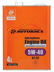 AUTOBACS ENGINE OIL 5W-40  4л