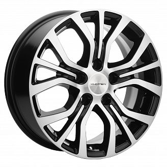 Диск KHW 1608 6,5x16 5x114,3 ET40 66,1 Black-FP (ZV 16 Qashqai)