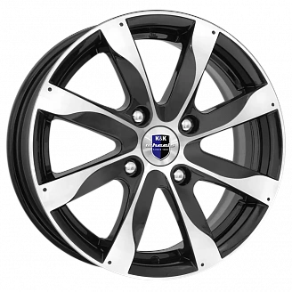 Диск K&K Джемини-ориг. (KC617)  6x15 4x114,3 ET44 DIA 56,6 Алмаз черный