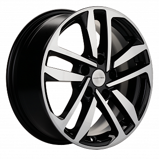 Диск KHW 1612  6,5x16 5x108 ET50 63,35 Black-FP (Ford Focus)
