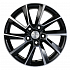 Диск KHW 1507 6x15 5x100 ET40 57,1 Black-FP (Volkswagen Polo) (Сфера)