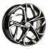 Диск KHW 1716 7x17 5x114,3 ET45 66,1 Black-FP (Nissan Teana/Nissan X-Trail)