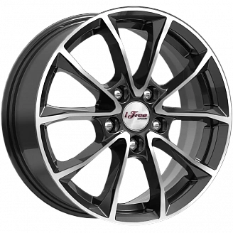 Диск iFree Джет (KC914-03)  6,5x16 5x114,3 ET46 DIA 67,1 Блэк джек