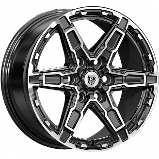 Диск K&K Дистрикт (KC1159-05) 8x18 6x139,7 ET36 100,1 Алмаз черный