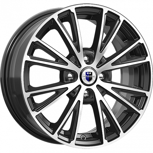 Диск K&K Меандр (KC879-00) 6x16 4x98 ET35 DIA 58,5 Алмаз черный SK