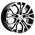 Диск KHW 1608 6,5x16 5x114,3 ET38 67,1 Black-FP (16 Outlander)