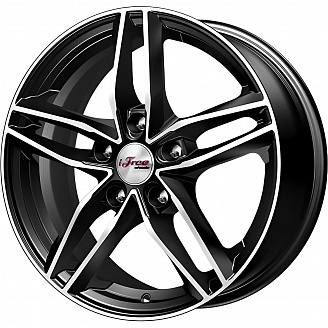Диск iFree Moskva (KC689-07) 6,5x16 5x114,3 ET40 DIA 66,1 Блэк джек
