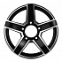 Диск KHW 1614 6,5x16 5x139,7 ET35 98,5 Black-FP (Lada Niva 4x4 Bronto)