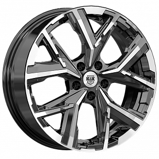 Диск K&K Айона (KC1169-00) 6,5x18 5x108 ET33 60,1 Алмаз черный