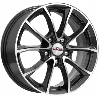 Диск iFree Джет (KC914-01) 6,5x16 5x114,3 ET43 DIA 67,1 Блэк джек