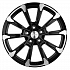 Диск KHW 1808 7,5x18 5x114,3 ET50 54,1 Black-FP (Geely Coolray)