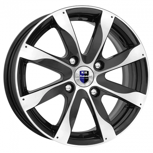 Диск K&K Джемини (KC617-18) 6x15 4x100 ET48 60,1 Алмаз черный