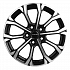 Диск KHW 1605 6,5x16 5x114,3 ET45 60,1 Black-FP (Camry, Corolla, Grand Vitara)