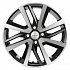 Диск KHW 1609 6x16 4x100 ET50 60,1 Black-FP (Lada Vesta/Lada Largus)